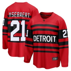 Paul Ysebaert Detroit Red Wings Men's Branded Backer T-Shirt - Ash