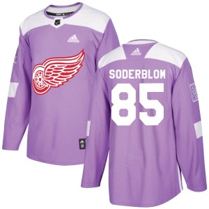 Elmer Soderblom #85 Detroit Red Wings Adidas Home Primegreen Authentic  Jersey